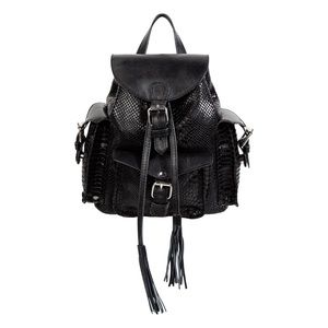 Freebird black backpack of purse, model: Brett